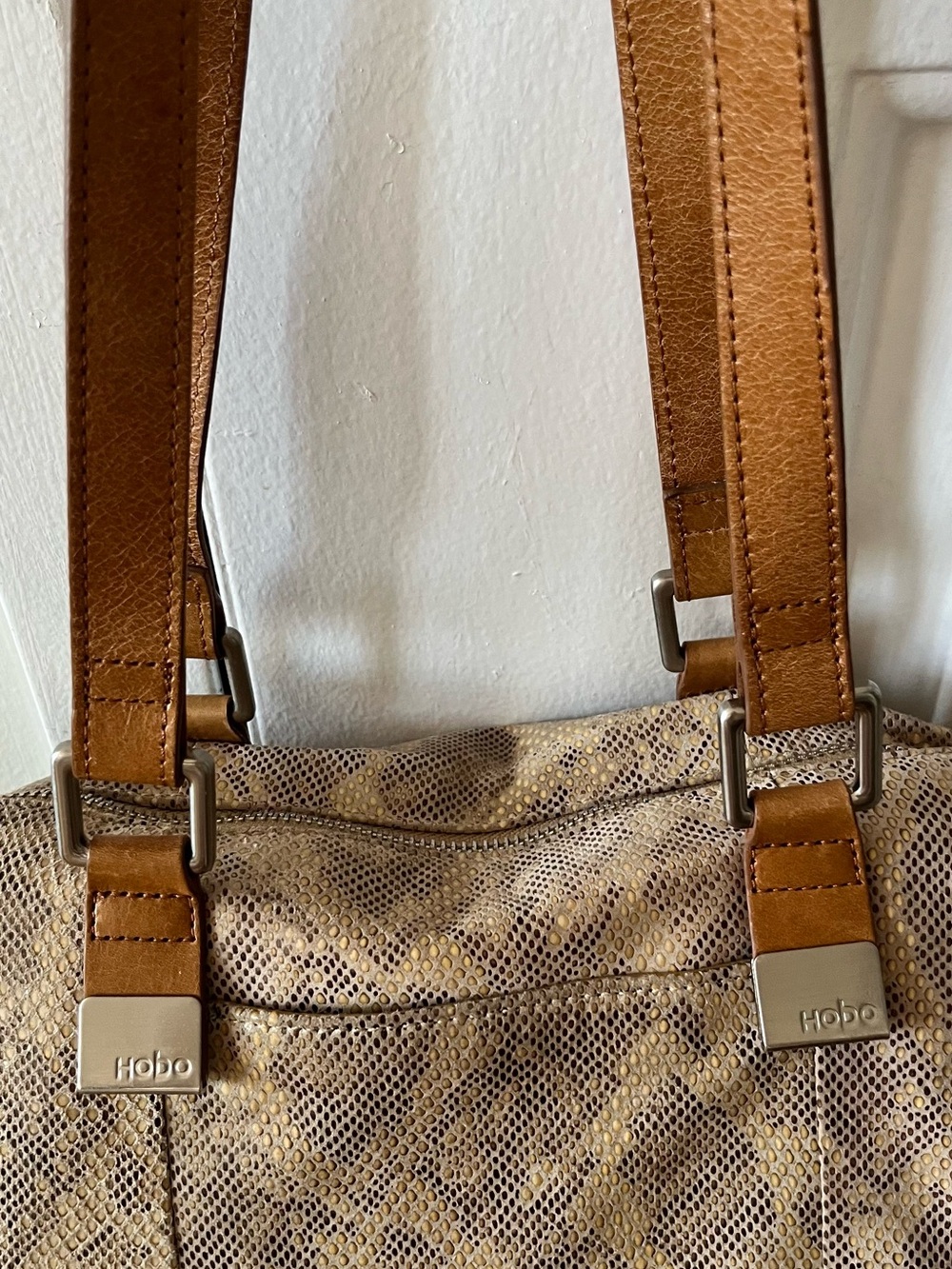 HOBO Madelyn Python-Pattern Satchel - Picture 6 of 13